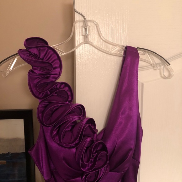 Purple Mermaid Style Dress - Picture 2 of 4